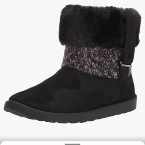 Lifestride Women Frozen Black   Calf High Snow Boot Size 8